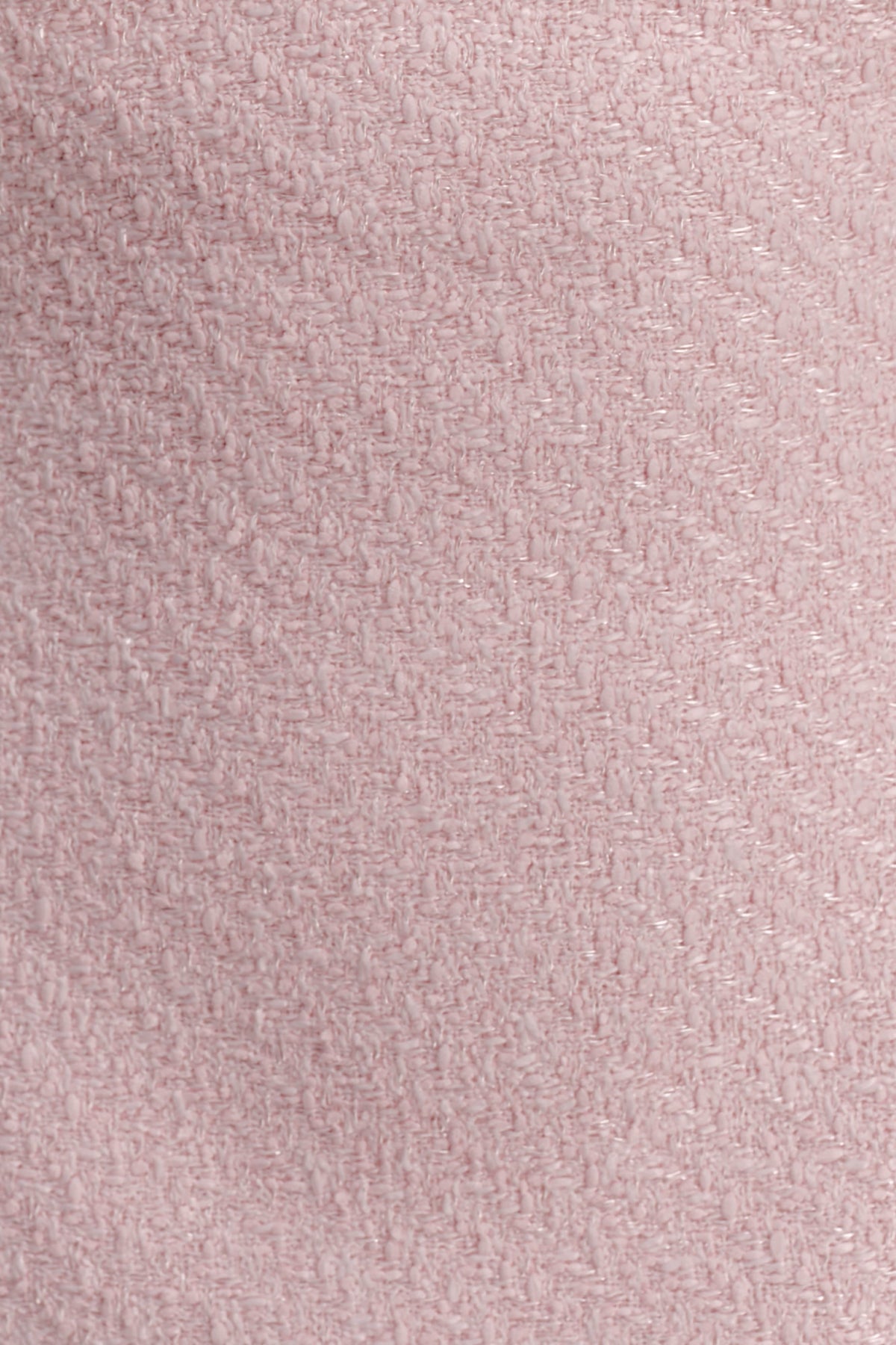 Lea Tweed Sleeveless Mini Dress - Baby Pink