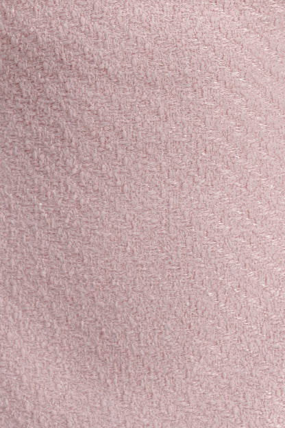 Lea Tweed Sleeveless Mini Dress - Baby Pink