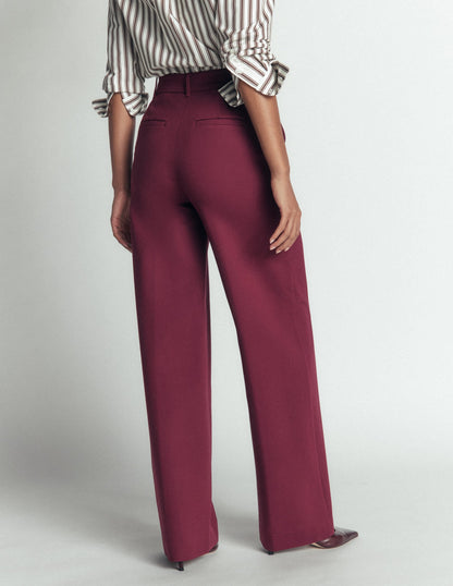 Belgravia Ponte Trousers-Deep Wisteria