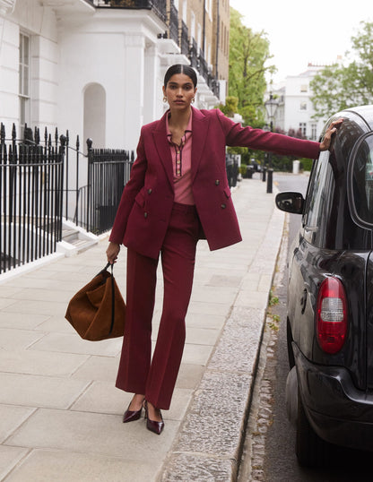 Fitzrovia Tailored Trousers-Deep Wisteria