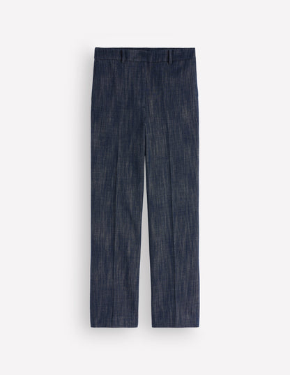 Canonbury Twill 7/8 Trousers-Indigo