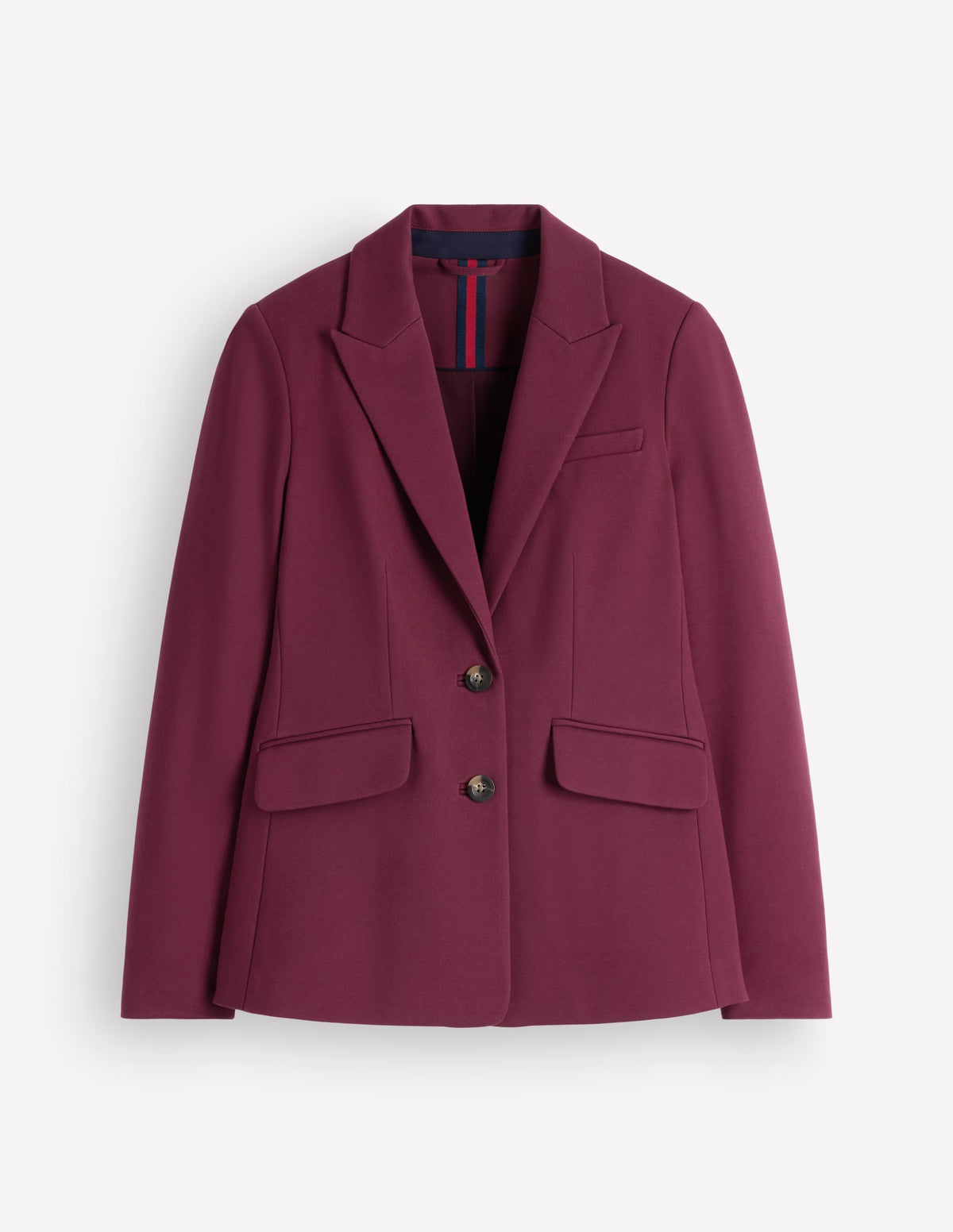 Stamford Ponte Blazer-Deep Wisteria