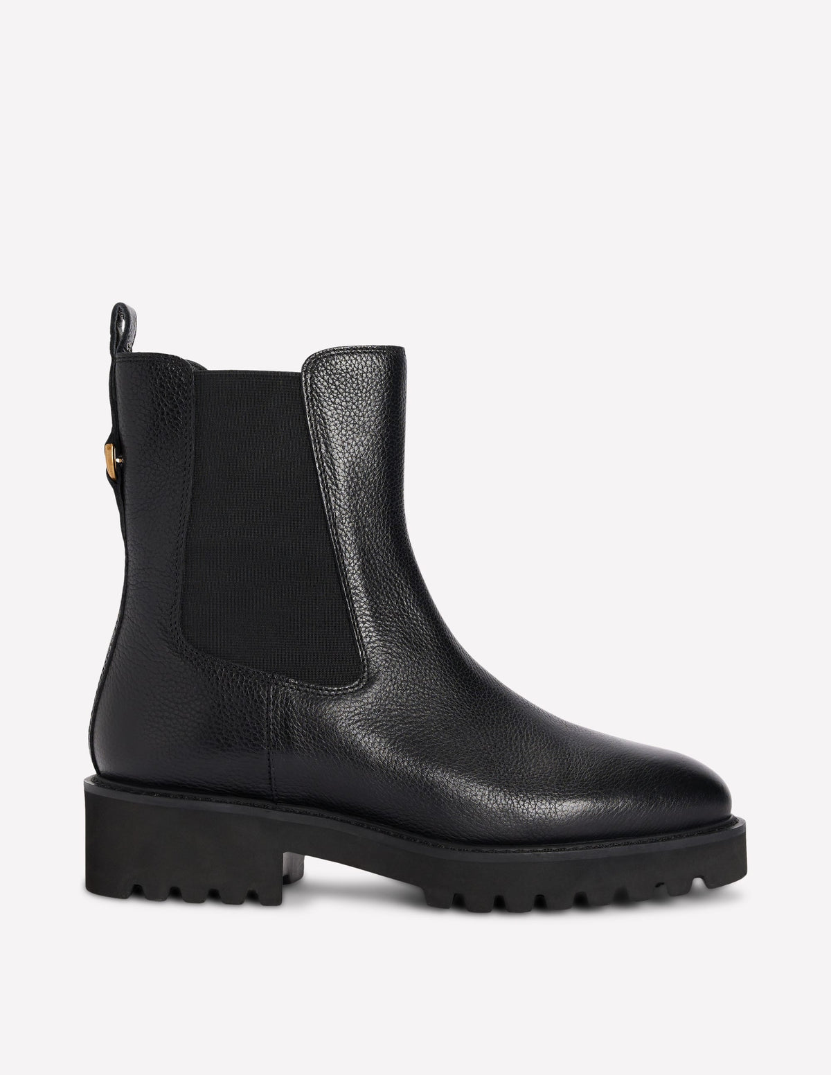 Jessie Chunky Chelsea Boots-Black