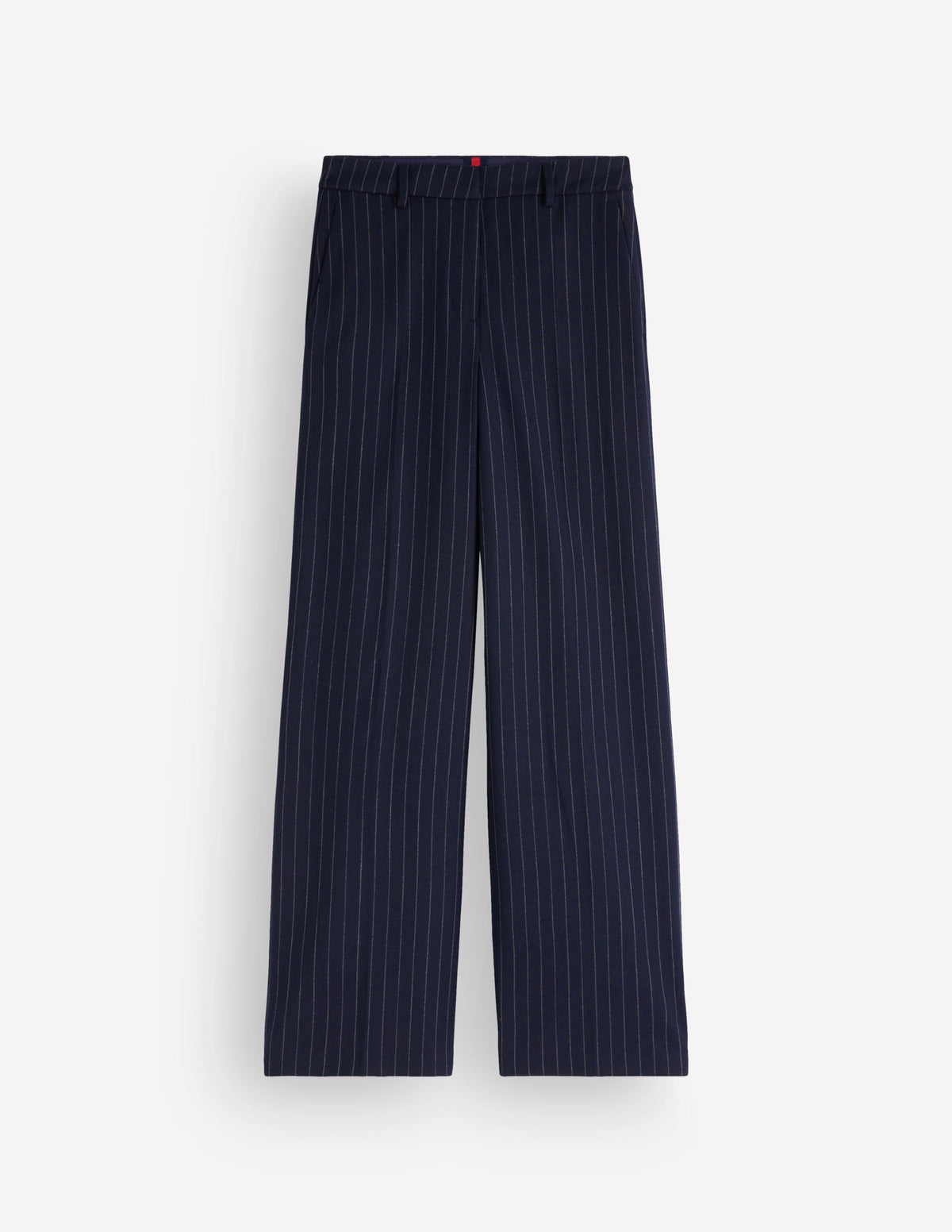 Belgravia Wool Blend Trousers-Navy Pinstripe