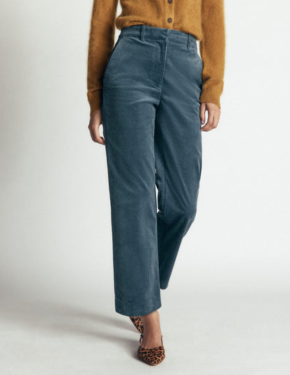 Canonbury Cord Trousers-Storm Blue