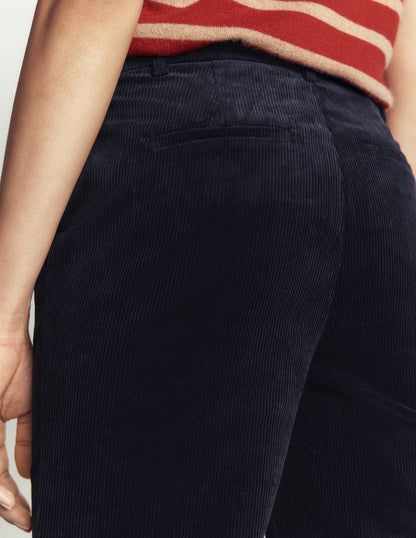 Canonbury Cord Trousers-Navy