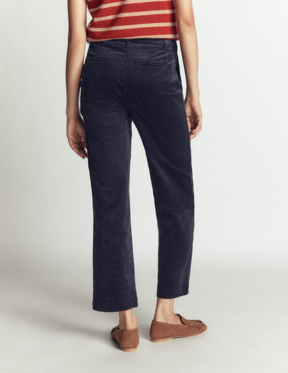 Canonbury Cord Trousers-Navy