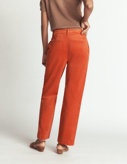 Canonbury Cord Trousers-Spiced Ginger