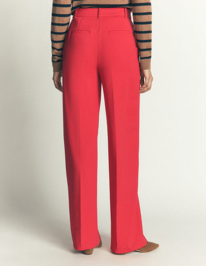 Belgravia Ponte Trousers-Royal Red