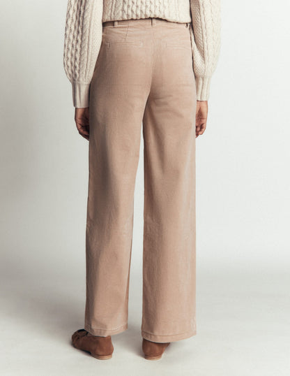 Belgravia Cord Trousers-Latte