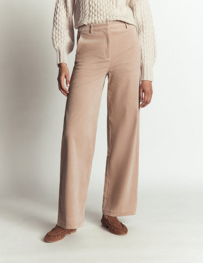 Belgravia Cord Trousers-Latte
