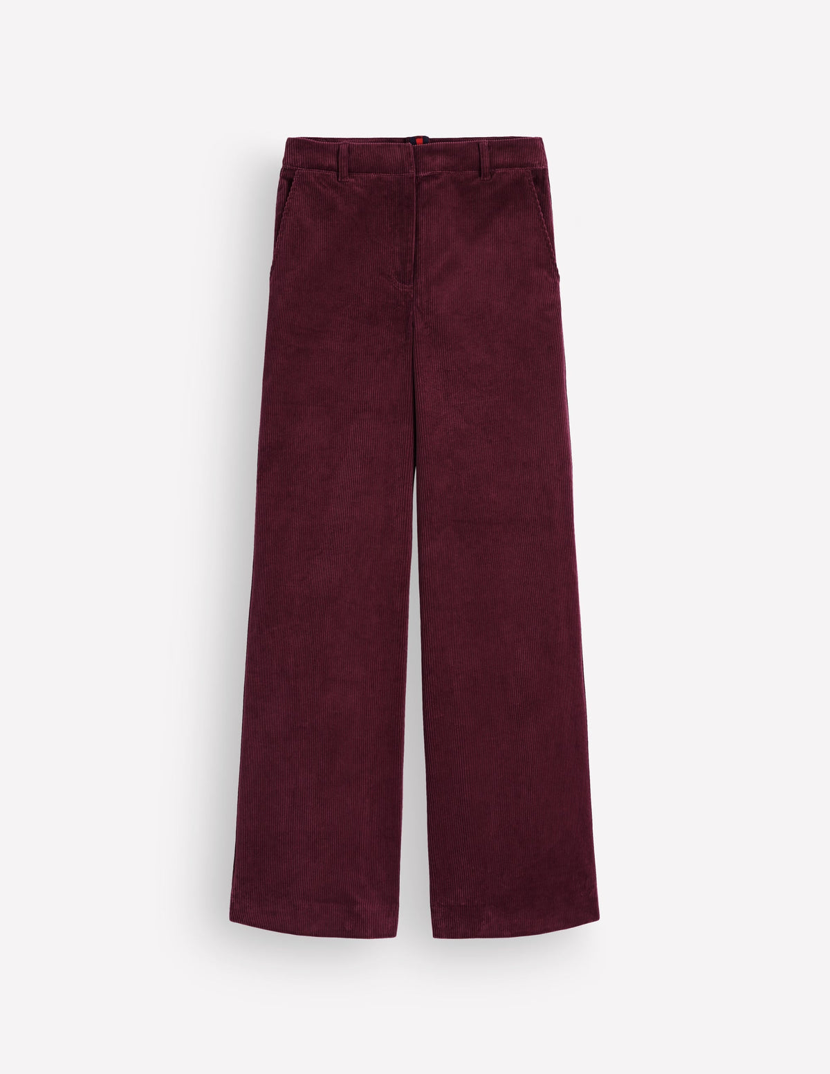 Belgravia Cord Trousers-Dark Crimson