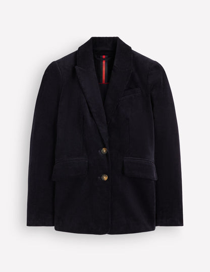 Stamford Cord Blazer-Navy