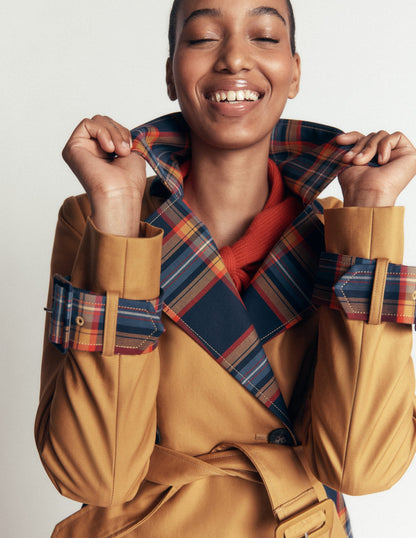 Double Breasted Trench-Camel