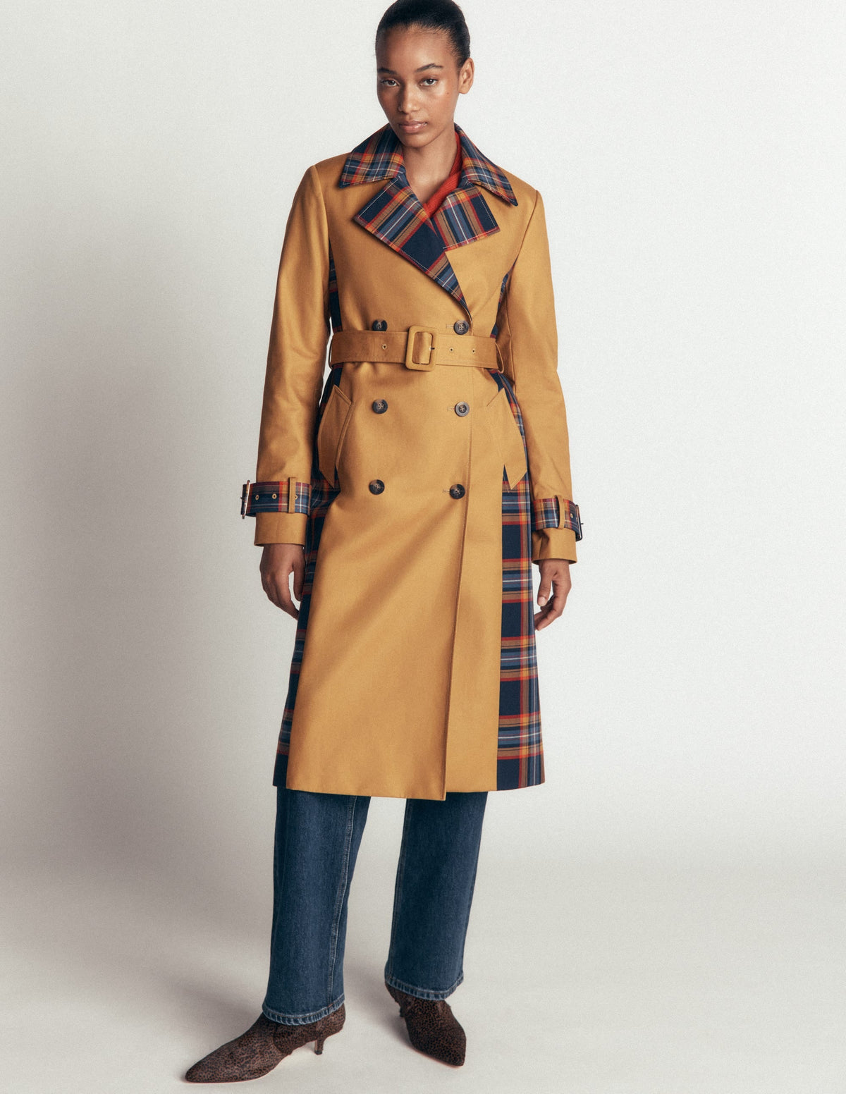 Double Breasted Trench-Camel