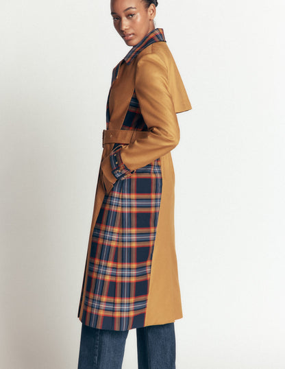 Double Breasted Trench-Camel