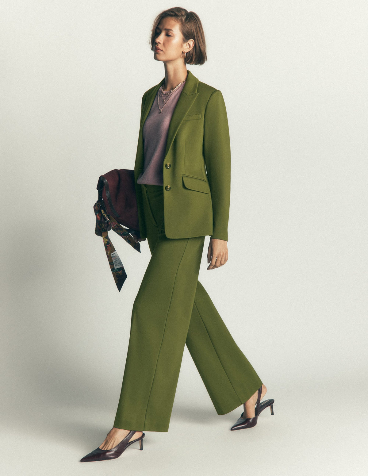 Stamford Ponte Blazer-Forest Green
