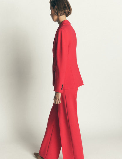 Stamford Ponte Blazer-Royal Red