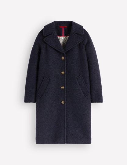 Cotswold Wool Coat-Navy