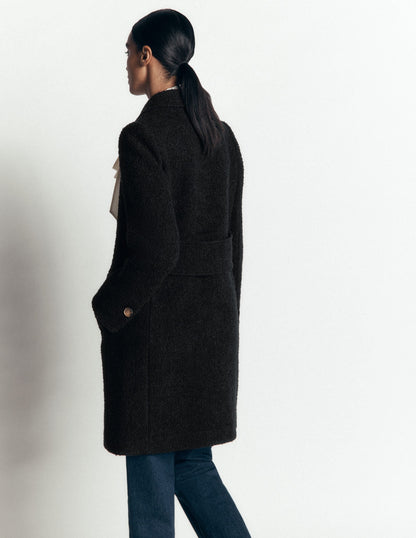 Aylesford Wool Coat-Black