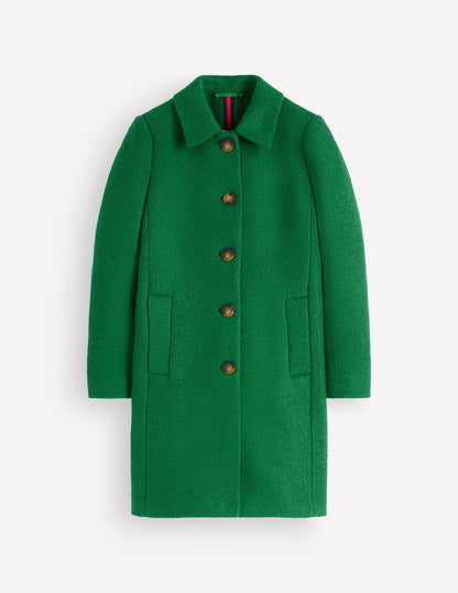 Aylesford Wool Coat-Fresh Green