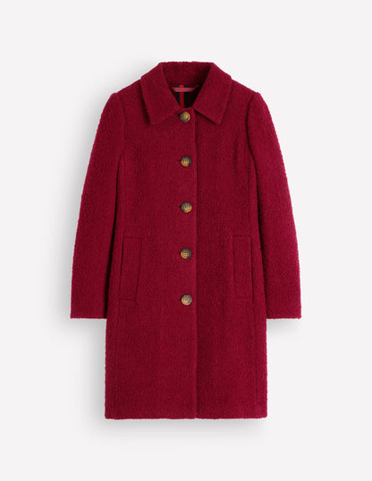 Aylesford Wool Coat-Vino