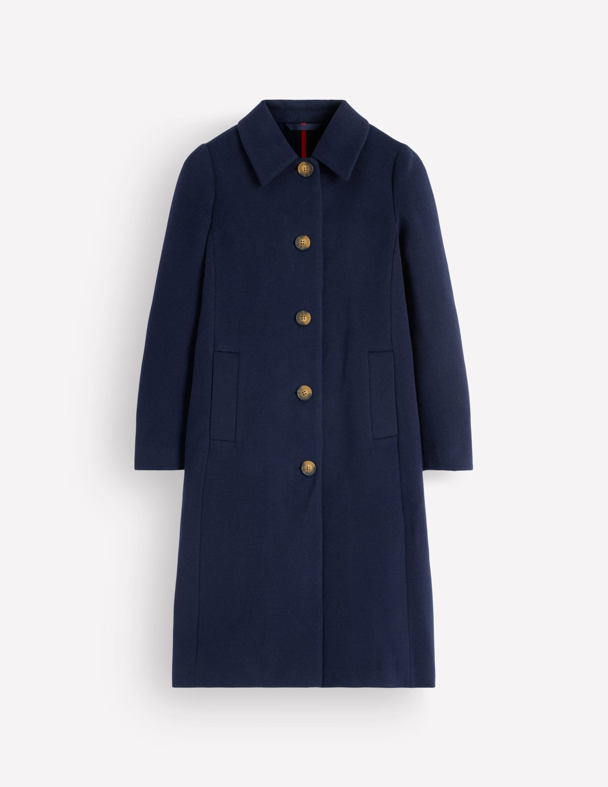 Aylesford Longline Coat-Navy