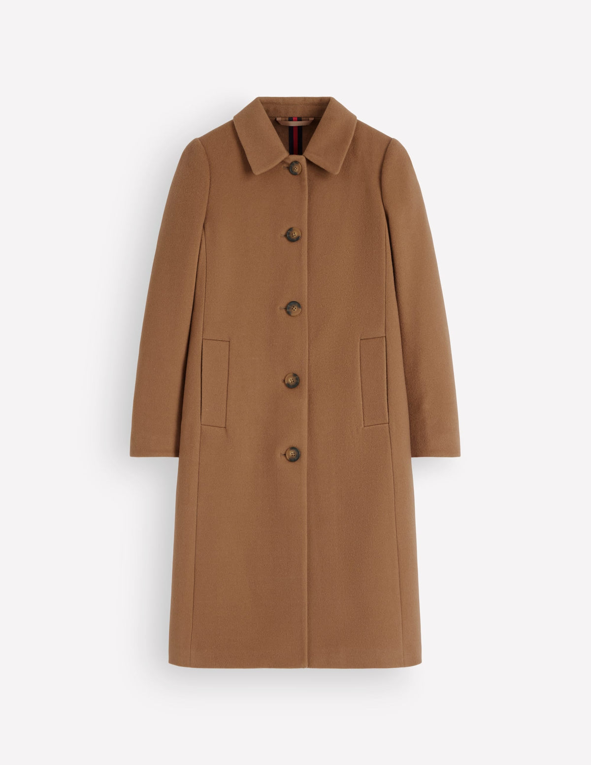 Aylesford Longline Coat-Camel Swooping Hearts