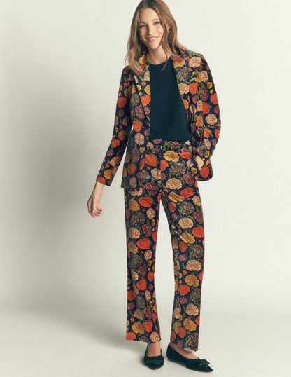 Stamford Velvet Blazer-Multi, Jewelled Bunch