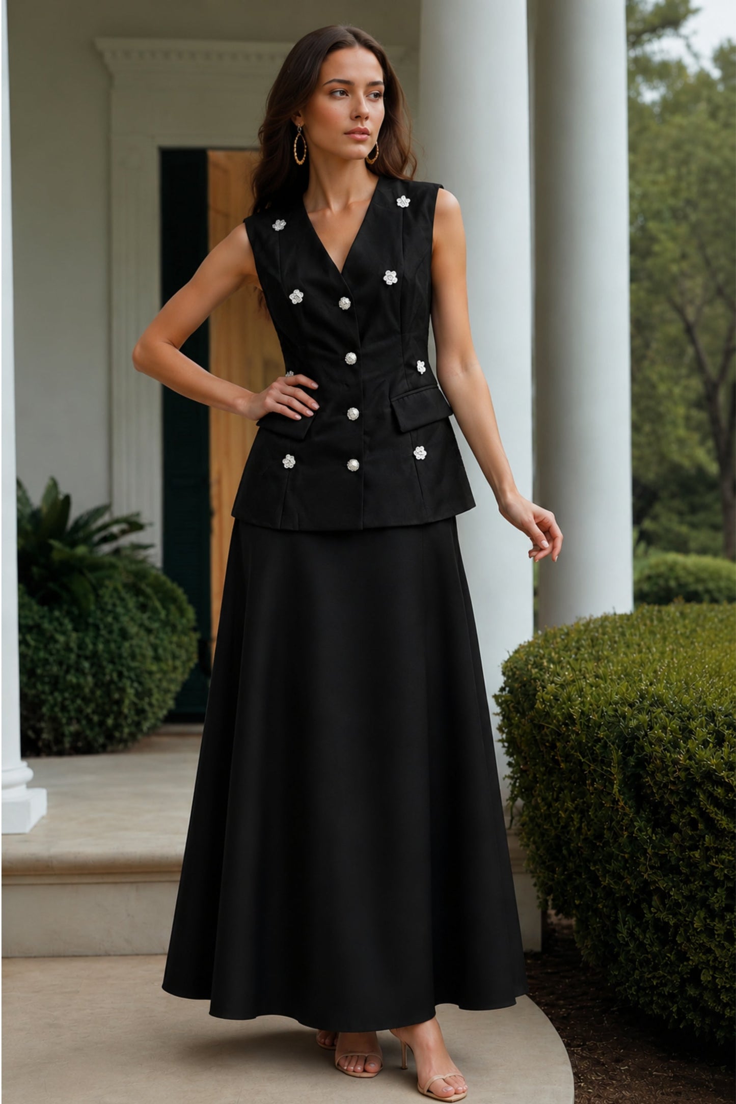 Oslo Noir Skirt Co-ord Set