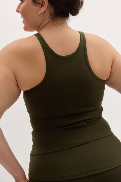 Eucalyptus Tabitha Wrap Tank