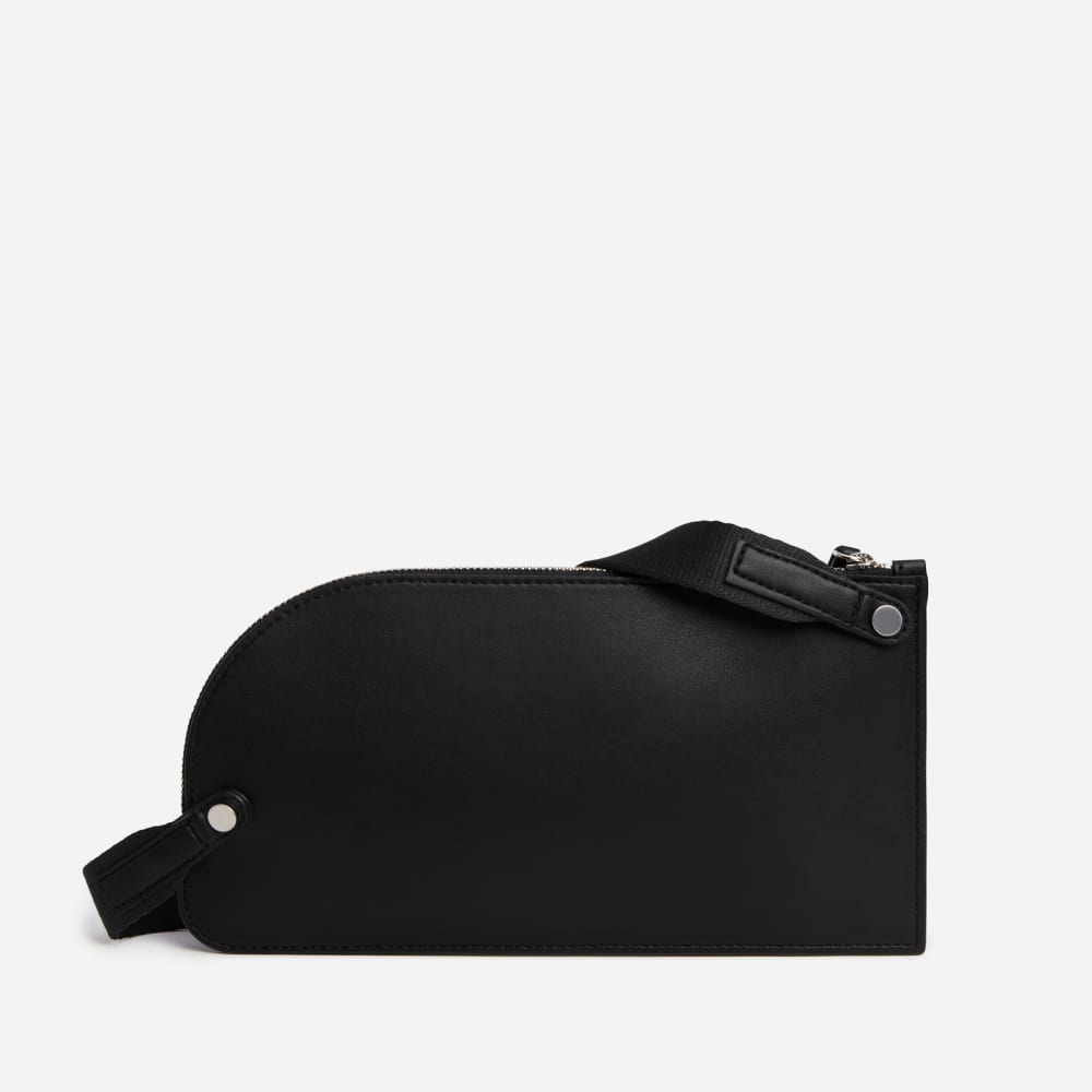 The Cactus Leather Sling Bag | Black