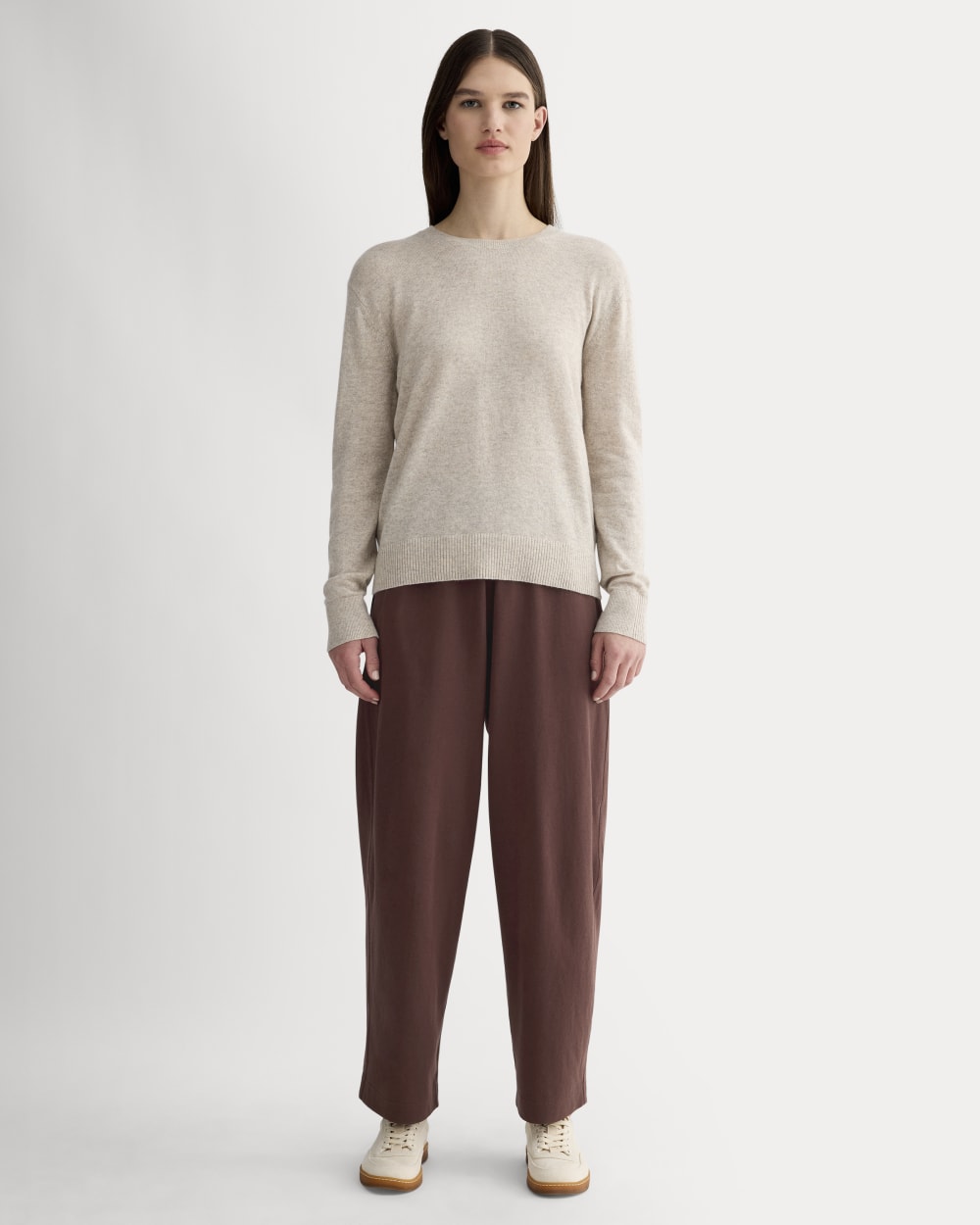 The Off-Duty Barrel Pant | Dark Mahogany