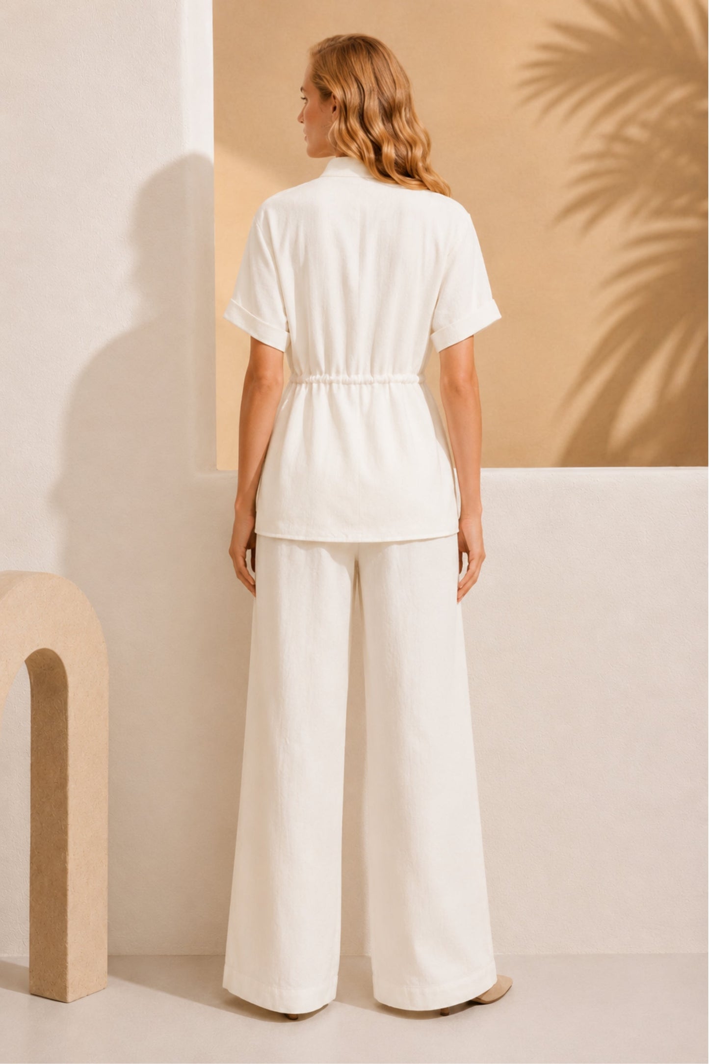 Vanilla Utility Linen Coord