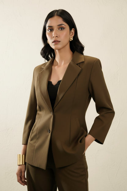 Rich Brown Summer Blazer