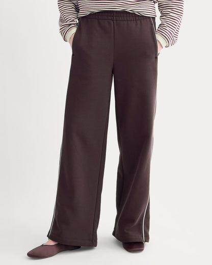 Luxe Fleece Track Pant | Dark Chocolate