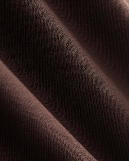 Luxe Fleece Raglan Crewneck | Dark Chocolate