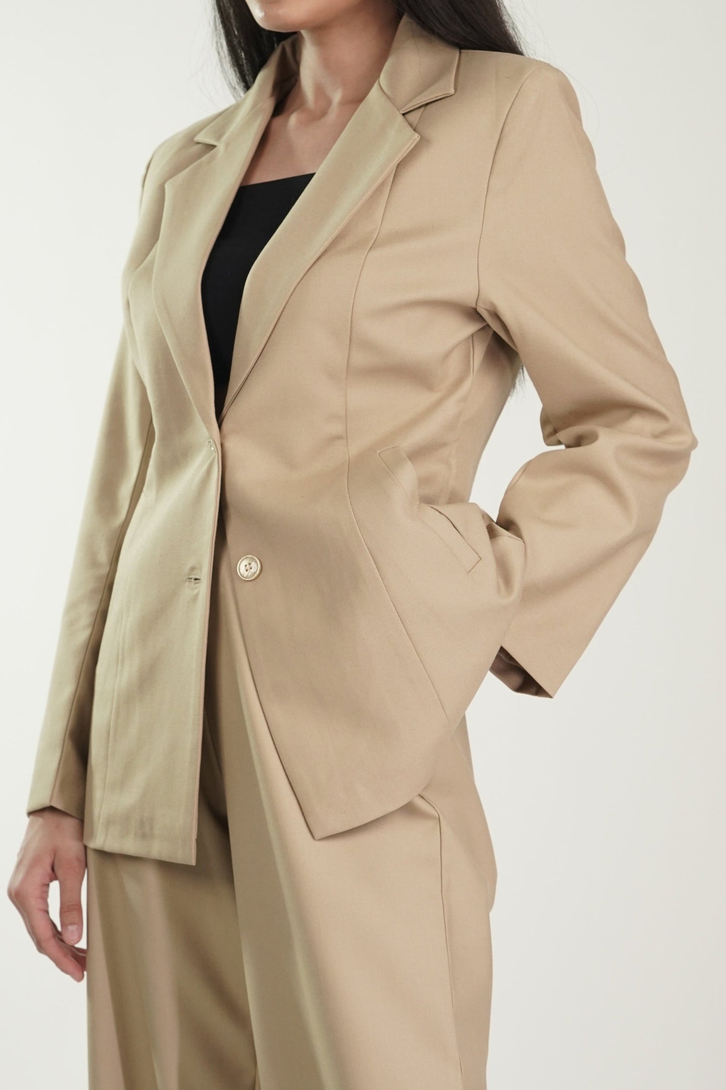 Formal Beige Blazer