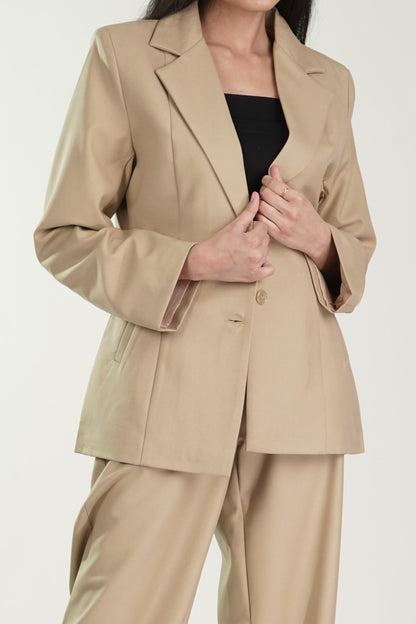Formal Beige Blazer