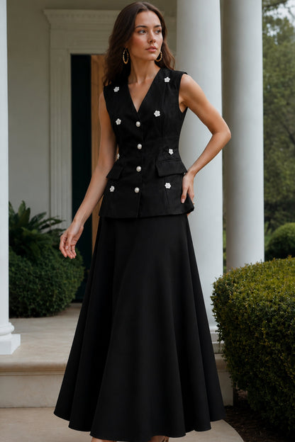 Oslo Noir Skirt Co-ord Set