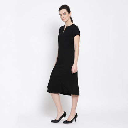 Black Dress with Slit