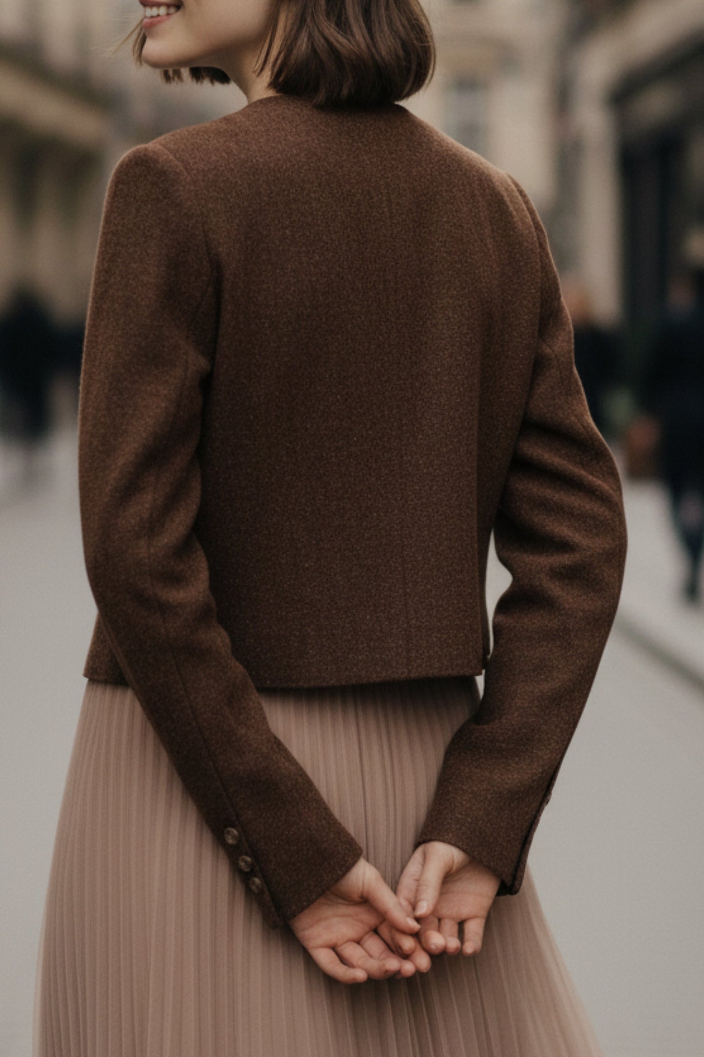 Velvet Bronze Blazer