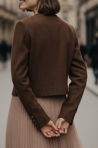 Velvet Bronze Blazer