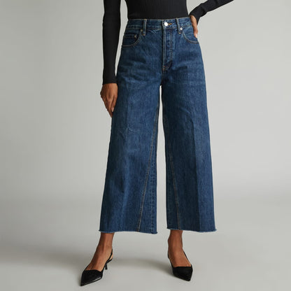 The Way-Wide Crop Jean | Iznik Ink