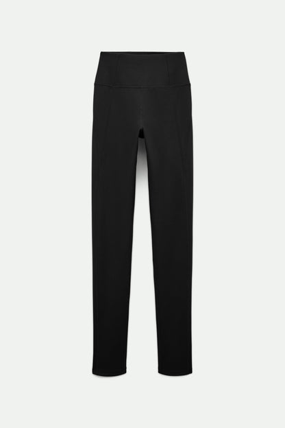 Black Compressive High-Rise Legging