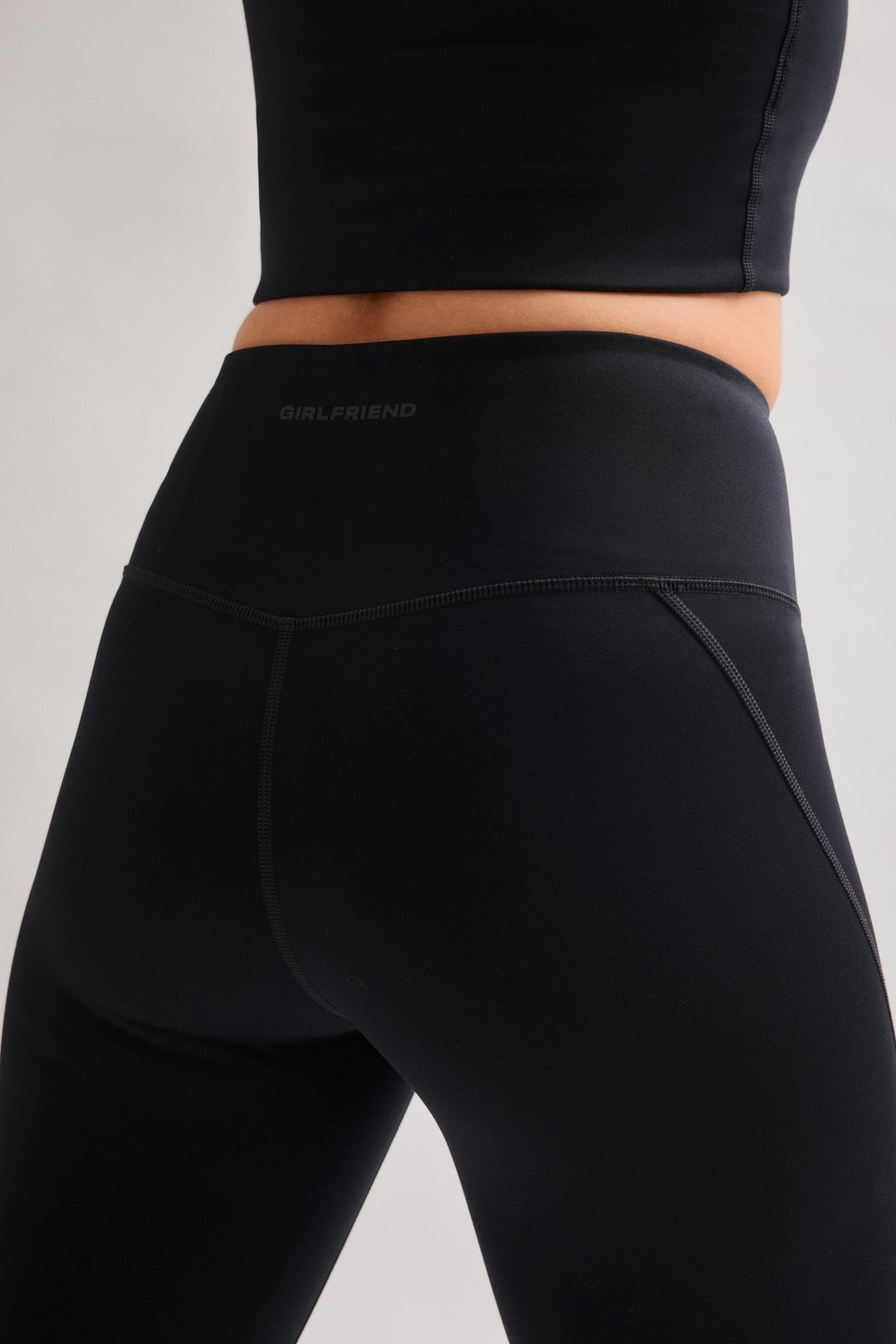 Black Compressive High-Rise Legging