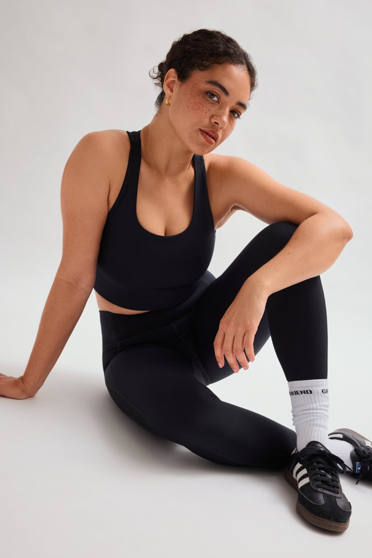 Black Compressive High-Rise Legging