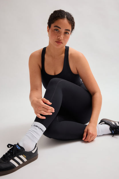 Black Compressive High-Rise Legging