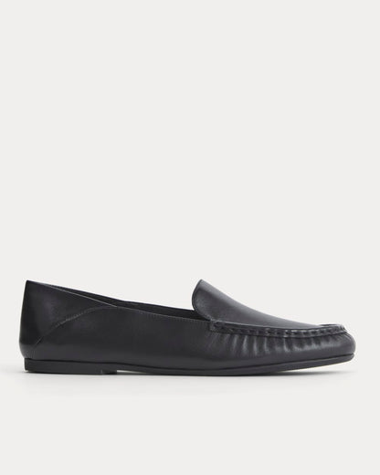 Leather Day Driver Loafer | Black