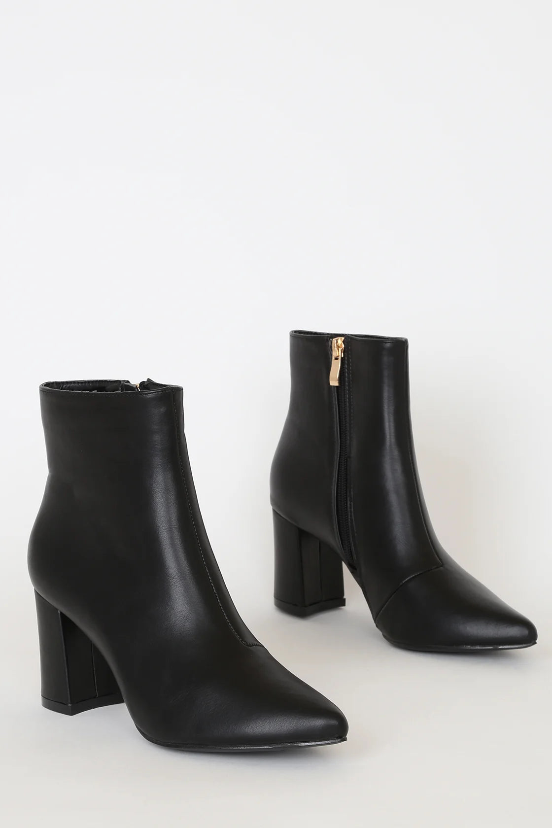 Sarai Pointed-Toe Ankle Booties